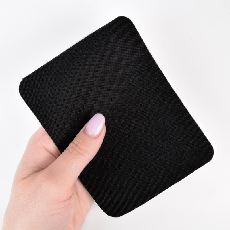 Термонаклейка для декору та ремонту одягу, 12,5х9,5 см, Чорна (APL-060165)