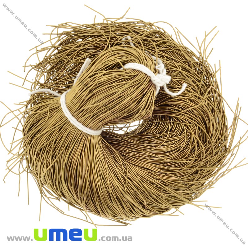 Канітель гладка 1 мм, Бронза (KNT-027964)