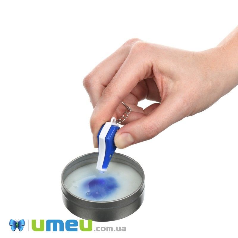 Умный пластилин Paulinda Thinking Clay с УФ фонариком 30г (синий) (DIF-043413)