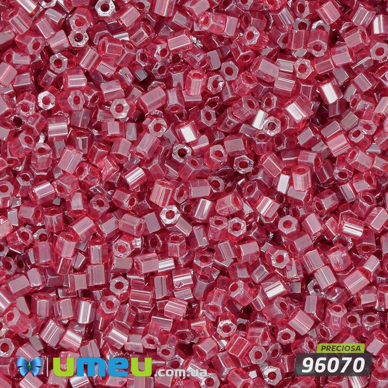 Бісер чеський Рубка 11/0, №96070, Бордовий глазурований (BIS-044056)