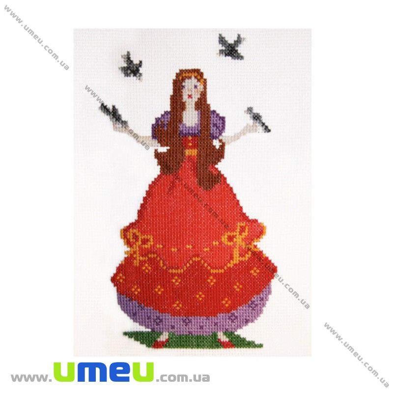 Набір для вишивання нитками VDV, Лялечка М-23, 25х19 см (SXM-032073)