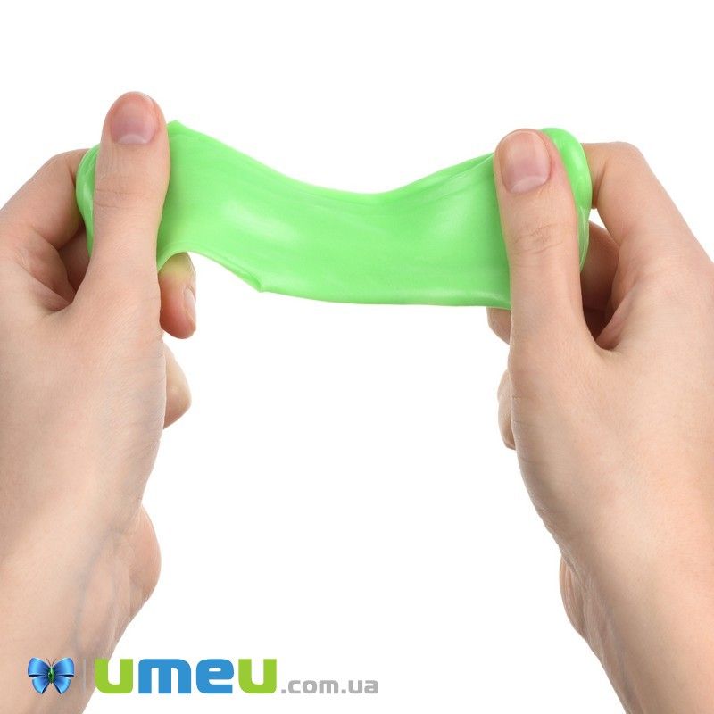 Умный пластилин Paulinda Thinking Clay Светится в темноте 30г (зеленый) (DIF-043402)