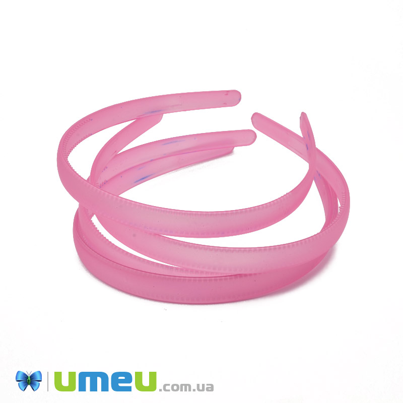Обруч пластиковий з каучуковим покриттям 2 сорт, 12 мм, Рожевий (OSN-041233)