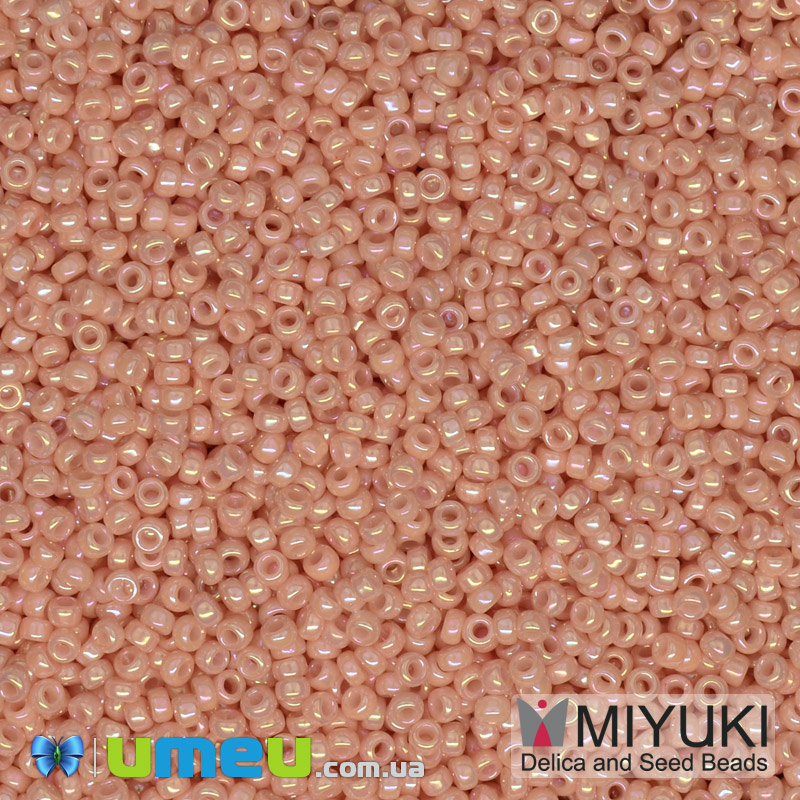 Бісер японський Miyuki круглий RR 15/0 №596, Персиковий (BIS-039803)
