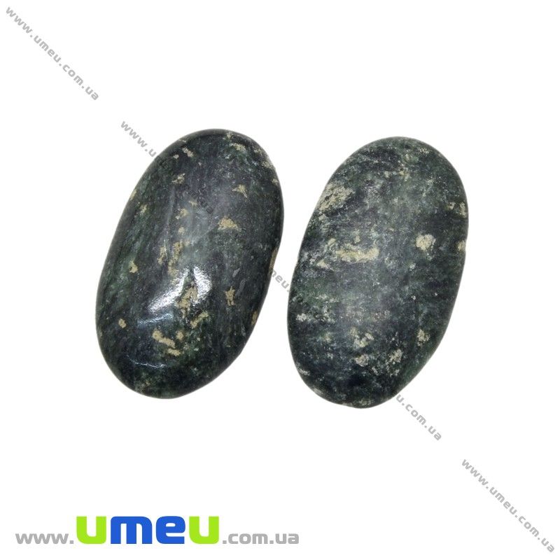 Кабошон нат. камінь Серпентин (Змійовик), Овал, 20х12 мм (KAB-028852)
