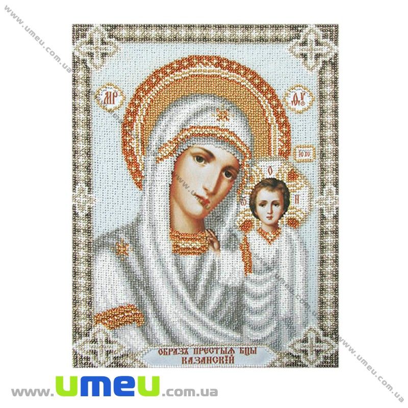Схема для виш. бісером VDV, Ікона Казанська Т-375, 30х22 см (SXM-029391)