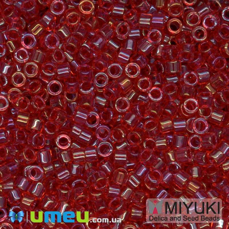 Бісер японський Miyuki Delica 11/0 DB2374, Червоний (BIS-045428)