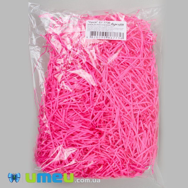 Екофілер (паперовий наповнювач), Рожевий яскравий (DIF-044390)