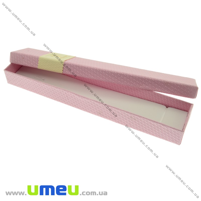 Подарункова коробочка Прямокутна, 21х4х2,5 см, Рожева (UPK-023197)
