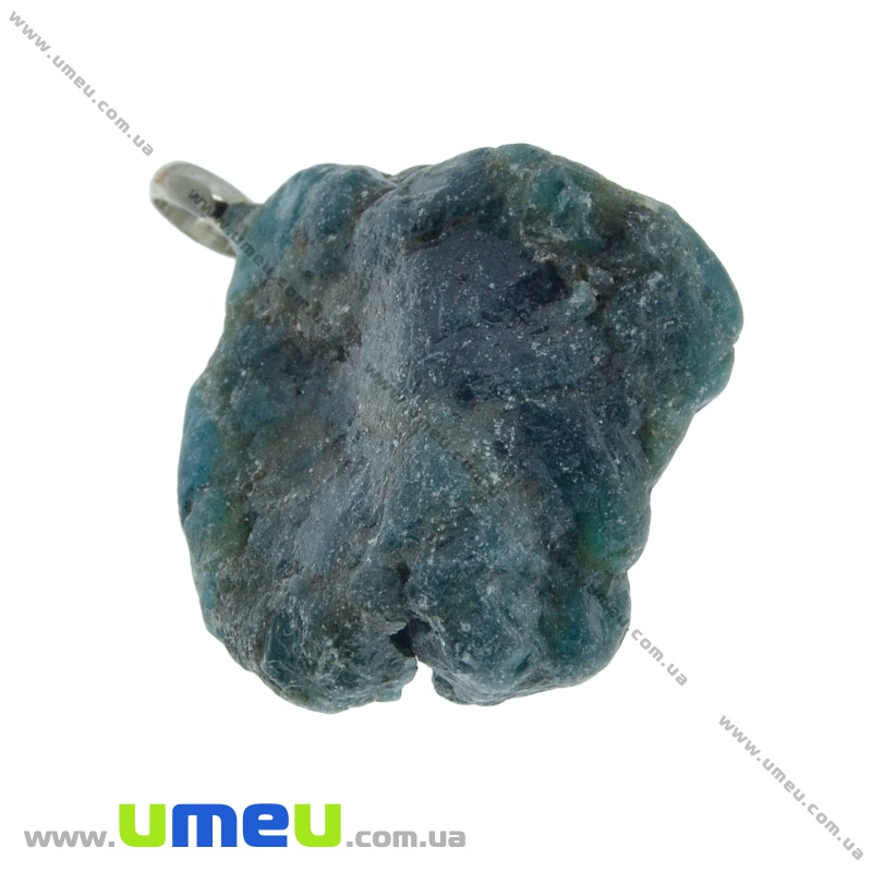 Підвіска з натурального каменю Апатит, 39х29х16 мм (POD-011955)