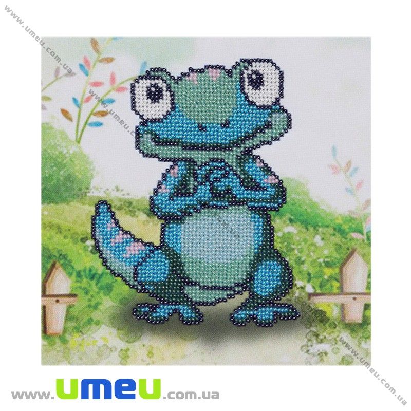 Набір для вишивання бісером VDV, Хамелеончік ТН-490, 17х17 см (SXM-031994)