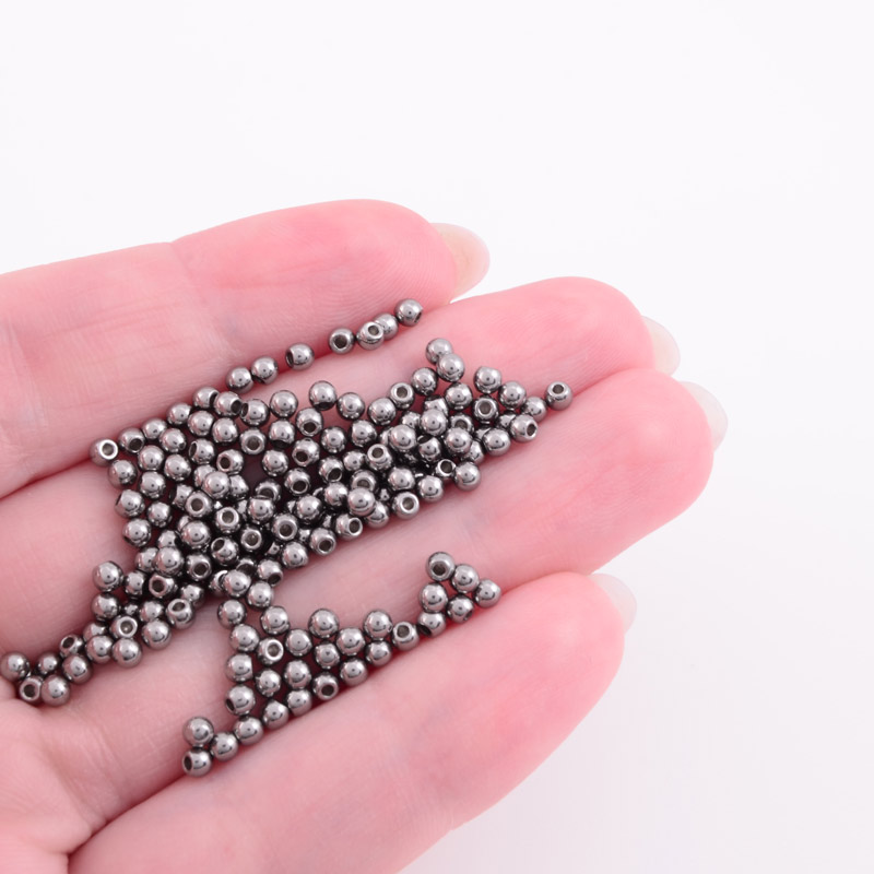 Заглушки торцеві з нержавіючої сталі, 2,5 мм, Темне срібло (STL-055917)