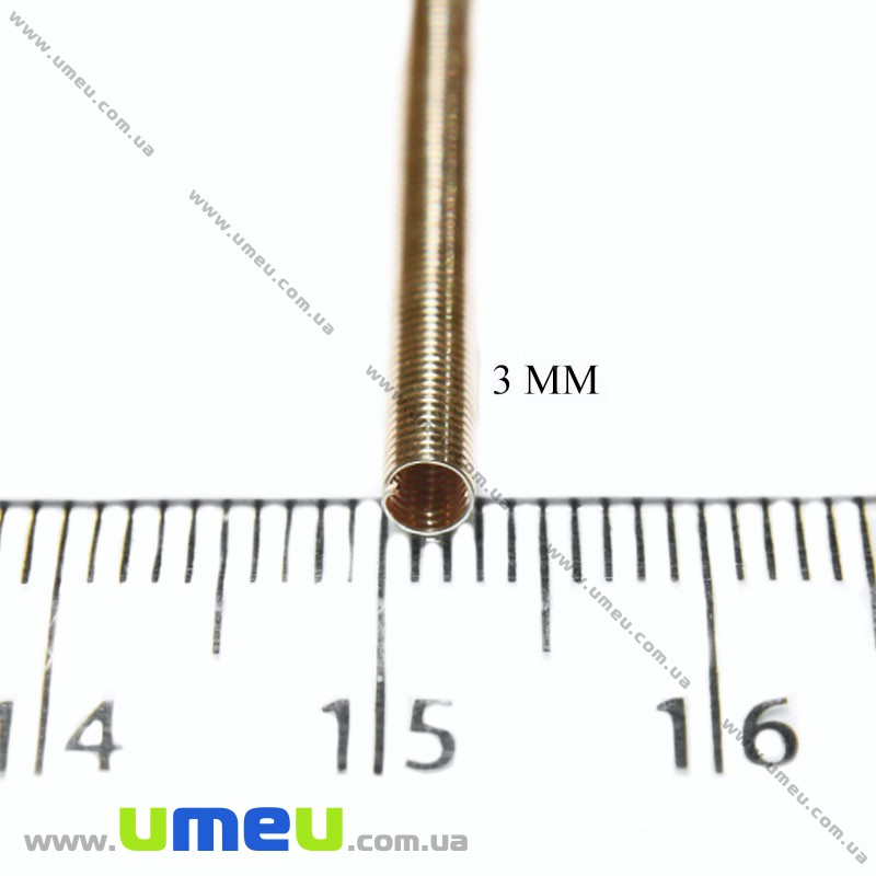 Канітель гладка 3 мм, Срібляста (KNT-028071)