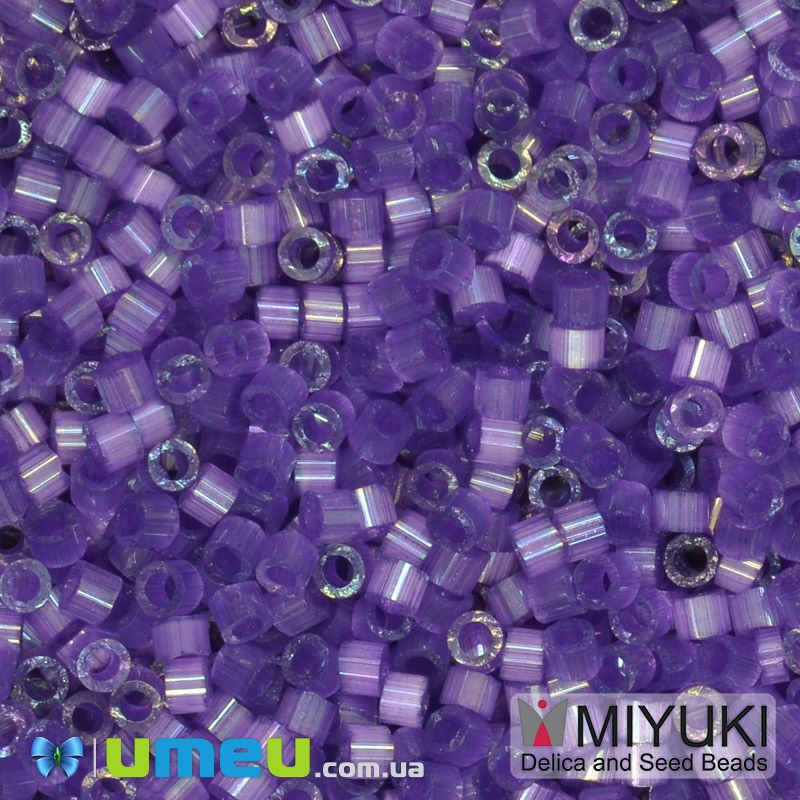 Бісер японський Miyuki Delica 11/0 DB1810, Сатин фіолетовий (BIS-045518)