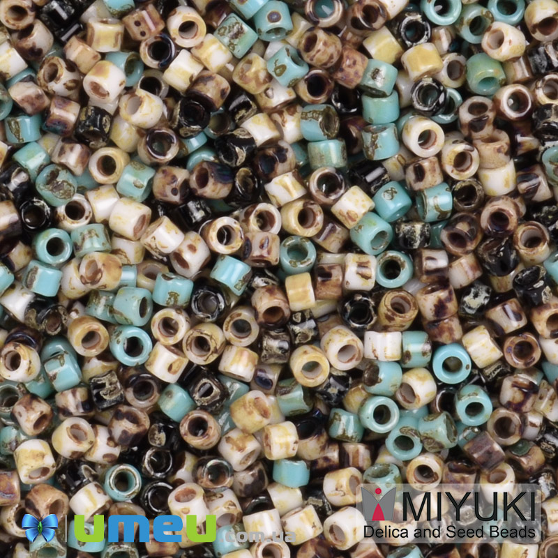 Бісер японський Miyuki Delica 11/0 DBmix56, Різнокольоровий (BIS-049697)