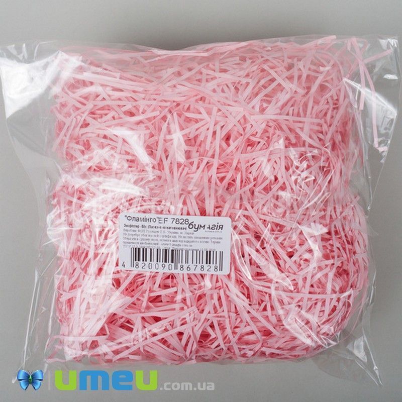 Екофілер (паперовий наповнювач), Рожевий (DIF-044389)