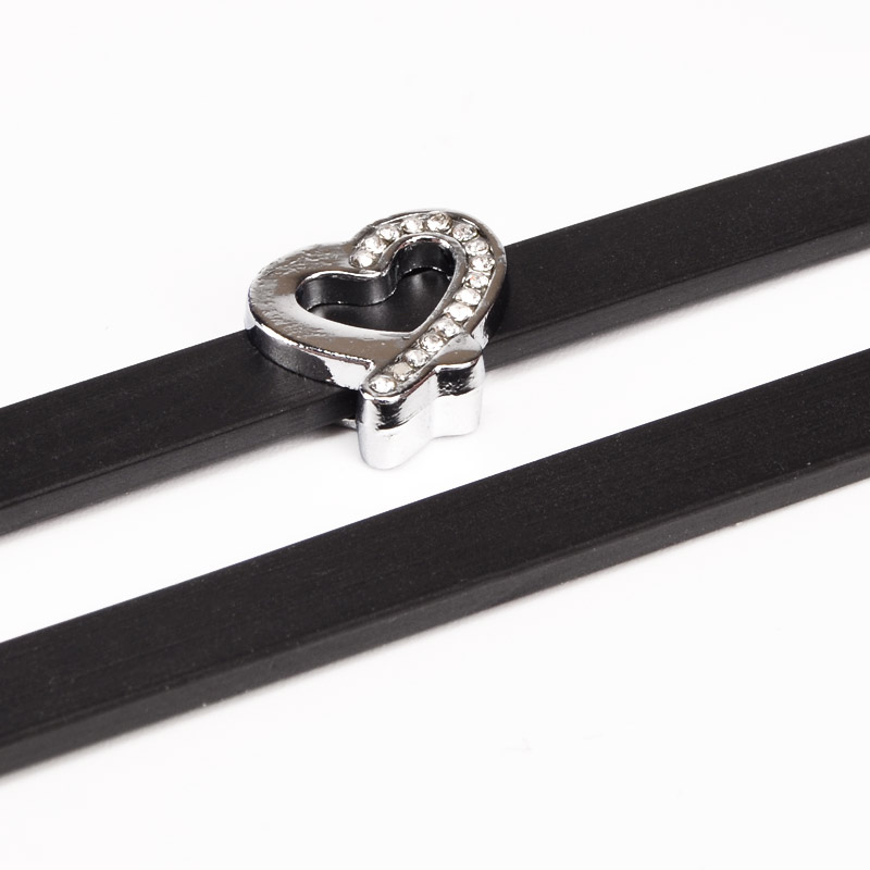 Шнур каучуковый плоский, 6х2 мм, Черный (LEN-053578)