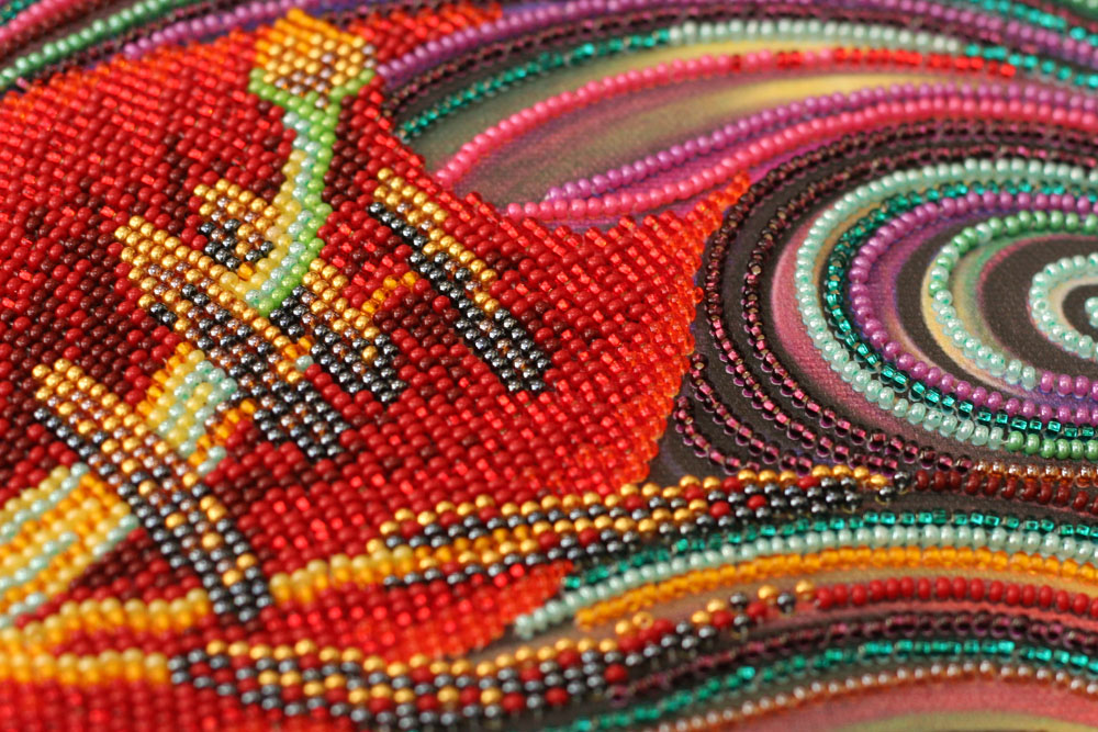 Набір для вишивання бісером на полотні Абрис Арт, Чудова лілія, 37х30 см (SXM-024891)