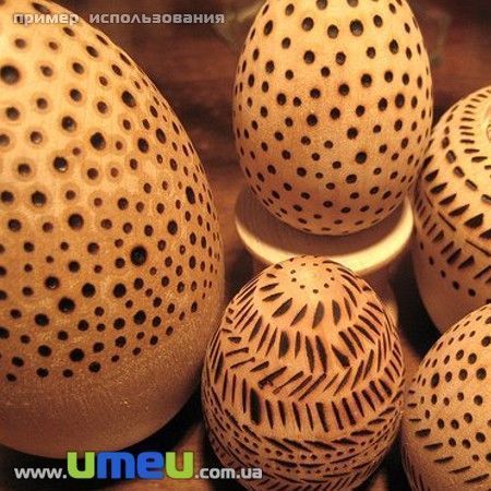 Дерев'яне яйце, 65х45 мм, Вільха (DEC-001883)