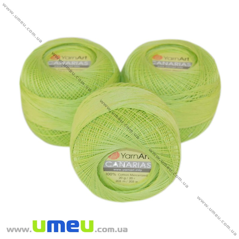 Пряжа YarnArt Canarias 20 г, 203 м, Салатова 5352 (YAR-022933)