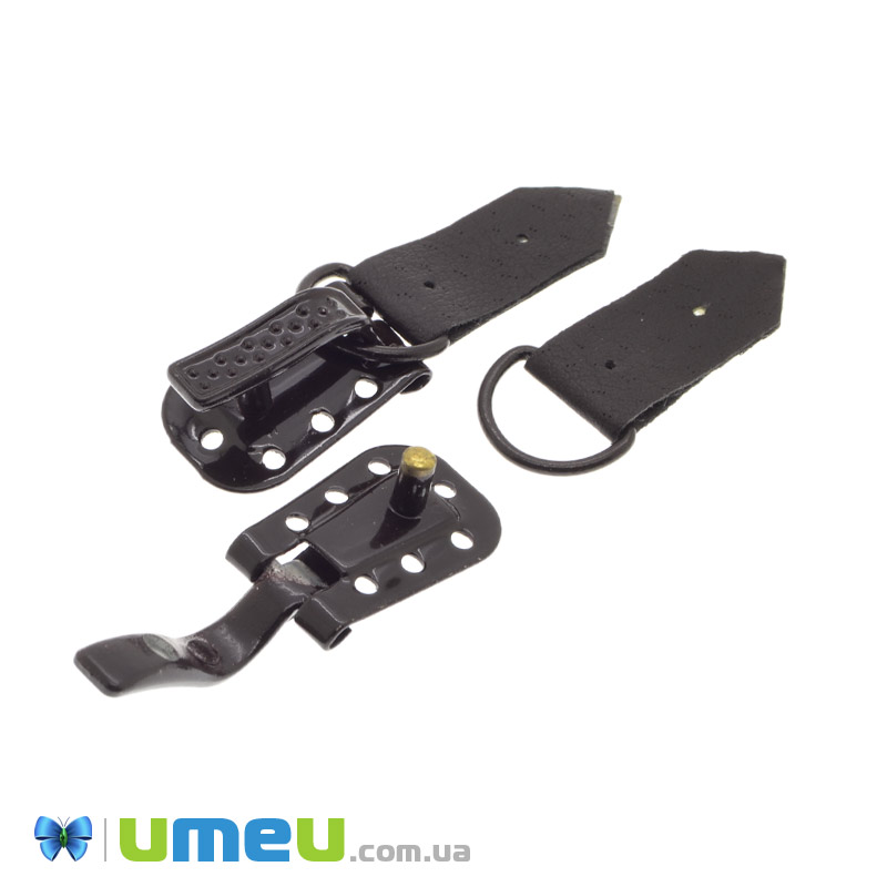 Гачок шубний, Коричневий, 50х16 мм (SEW-041146)