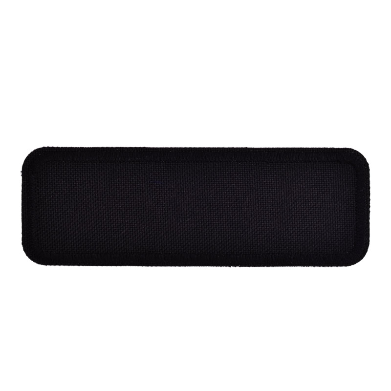 Термоаплікація Прямокутна, 8х2,8 см, Чорна (APL-053369)