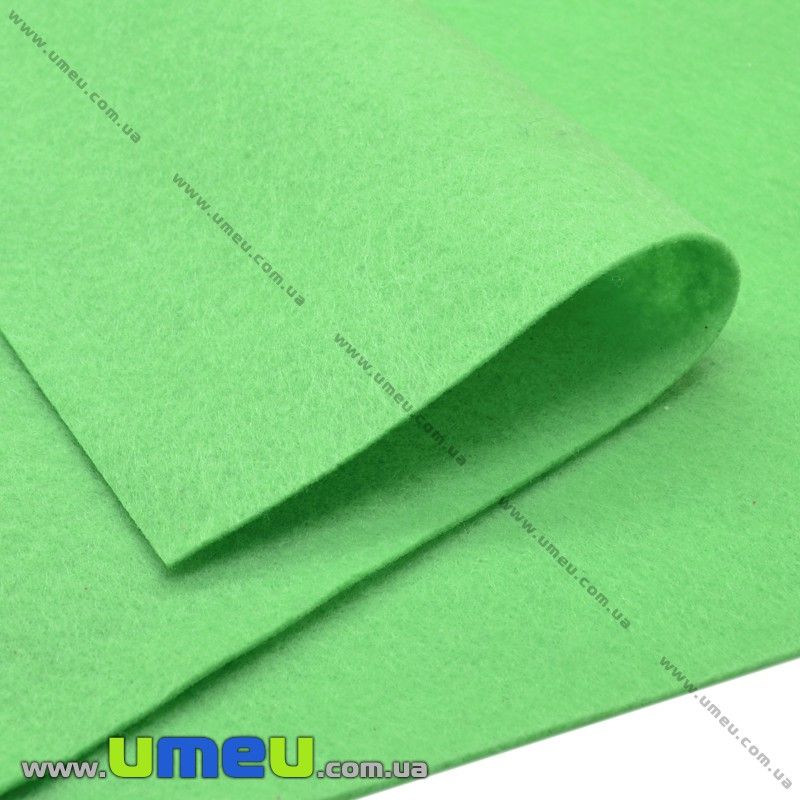 Фетр м'який 1,3 мм, 30х30 см, Салатовий (FLT-019435)