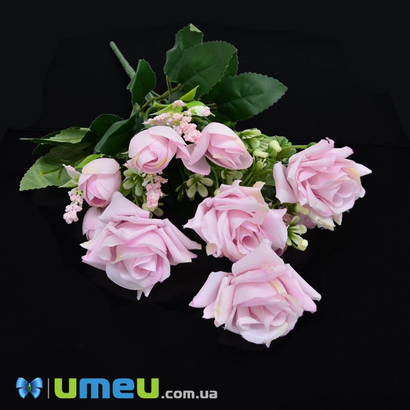 Букет троянд, 33 см, Рожевий (DIF-045818)