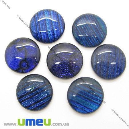 Кабошон діхроічний, 30 мм, Круглий (KAB-007040)