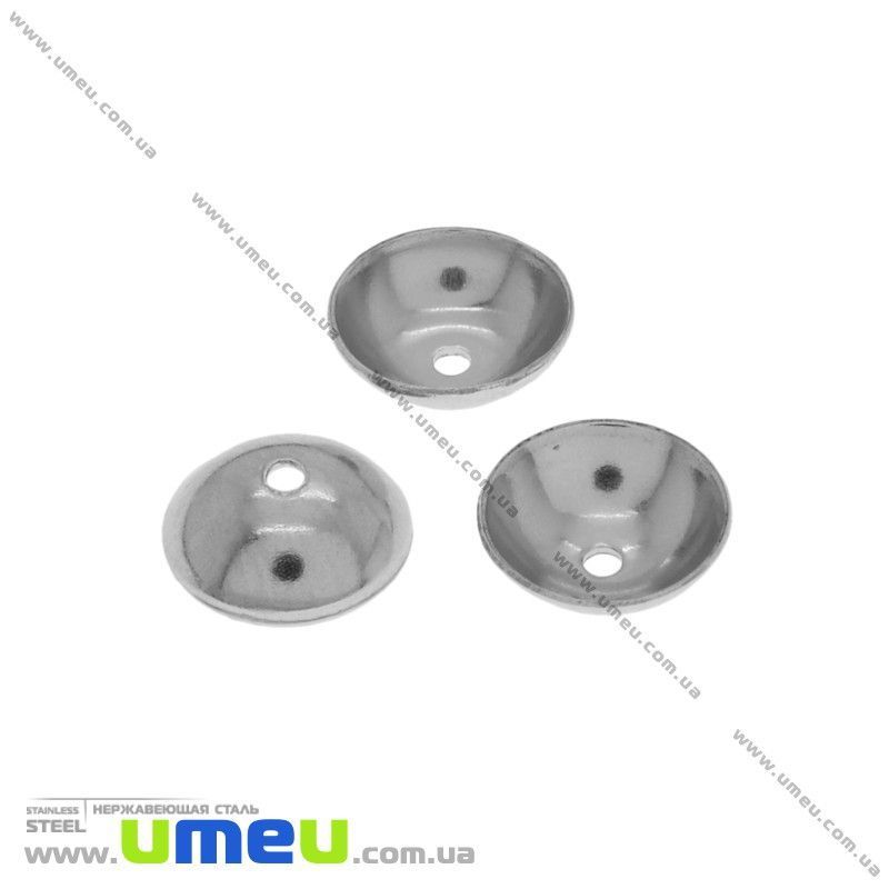 Обіймач з нержавіючої сталі, 4х1,5 мм, Темне срібло (STL-027567)