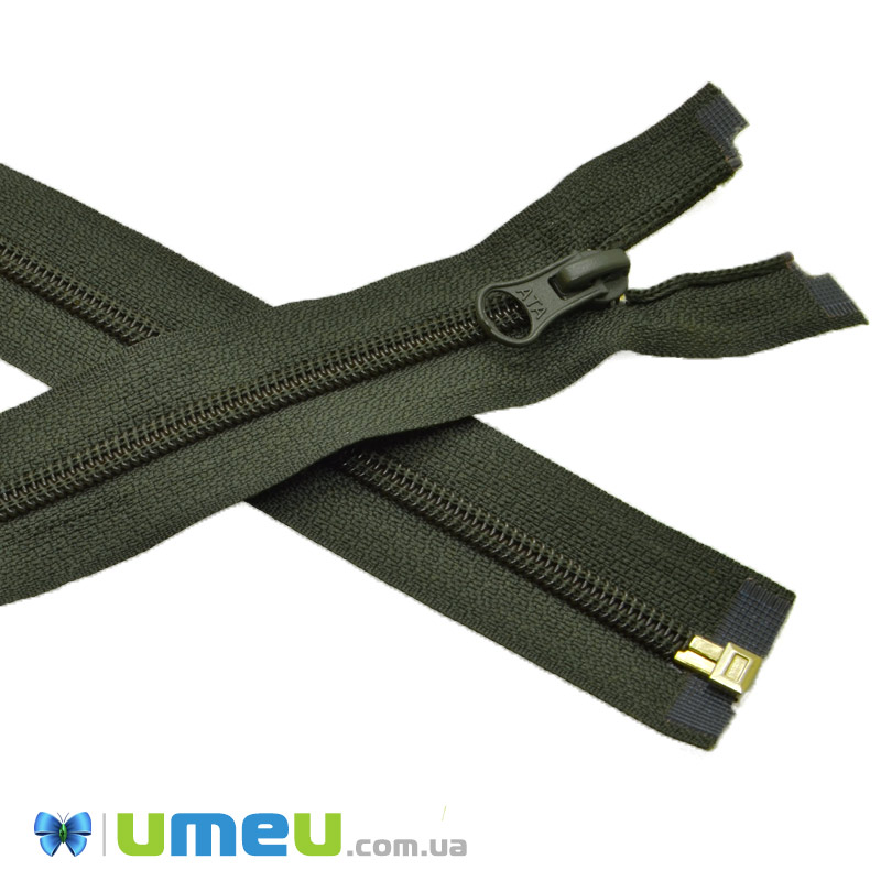 Блискавка спіральна роз'ємна 85 см, Тип 5, Хакі темна (ZIP-045177)