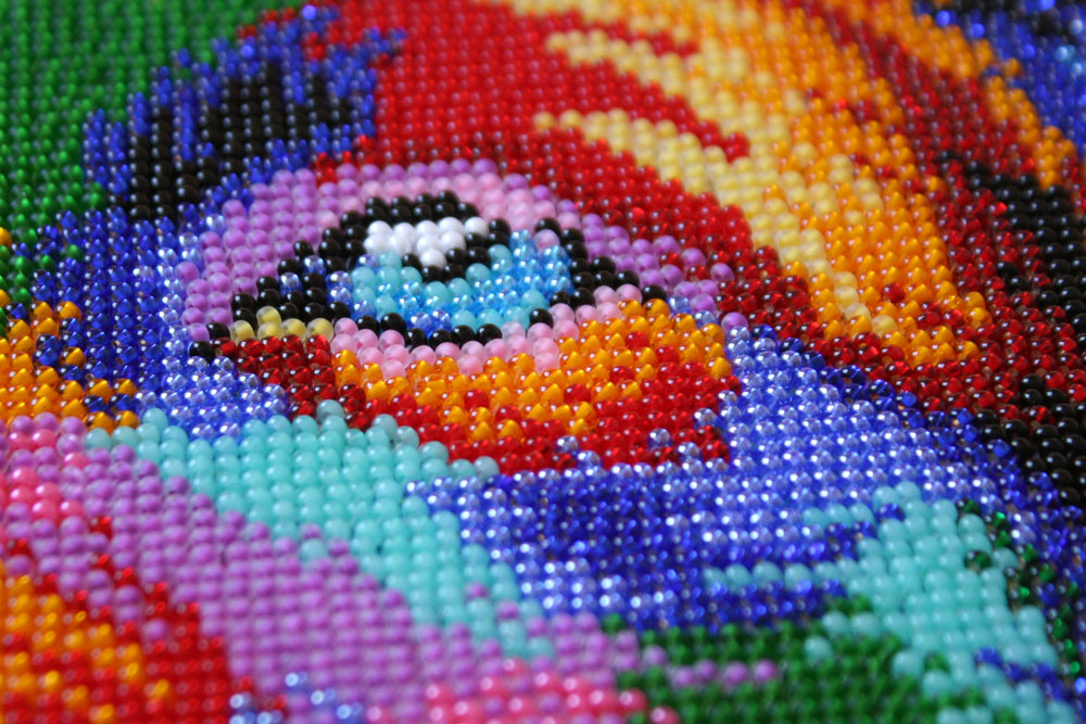 Набор для вышивания бисером на холсте Абрис Арт, Преданный друг, 30х30 см (SXM-024890)