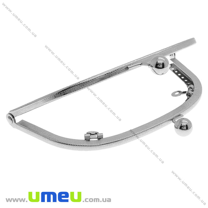 Фермуар металевий, Темне срібло, 15,5х8,5 см (BAG-002387)