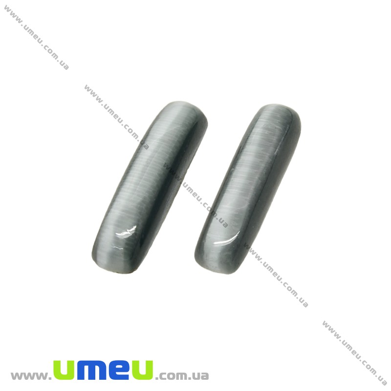 Кабошон нат. камінь Улексит, Прямокутні, 19х5 мм (KAB-033563)