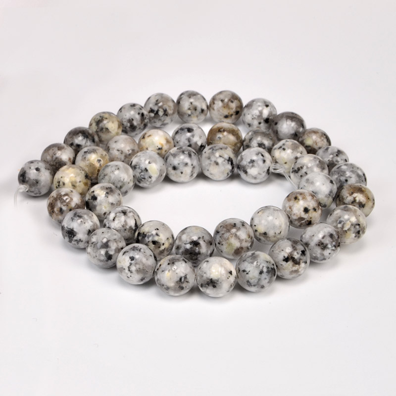 Намистини Граніт, Натур. камінь, 8,5 мм, Круглі (BUS-053953)