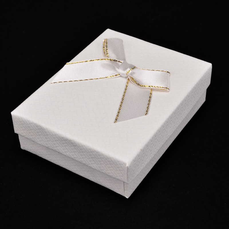 Подарункова коробочка Прямокутна, 9х7х3 см, Біла (UPK-053793)