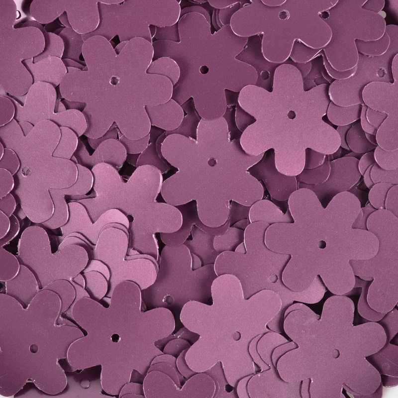 Паєтки Індія квіти, 15 мм, Бузкові (PAI-053158)