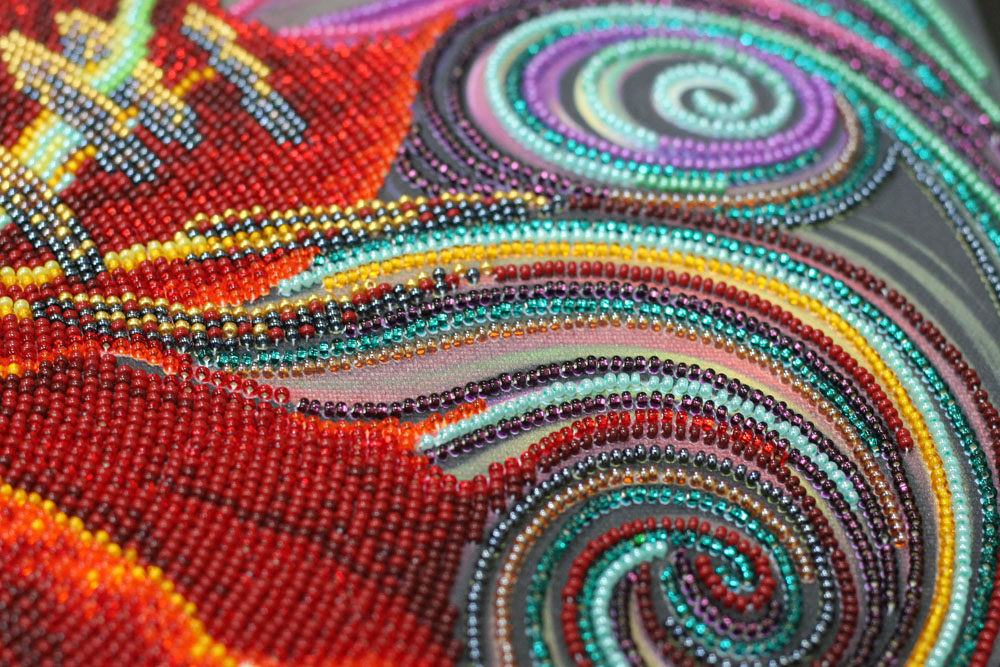 Набір для вишивання бісером на полотні Абрис Арт, Чудова лілія, 37х30 см (SXM-024891)