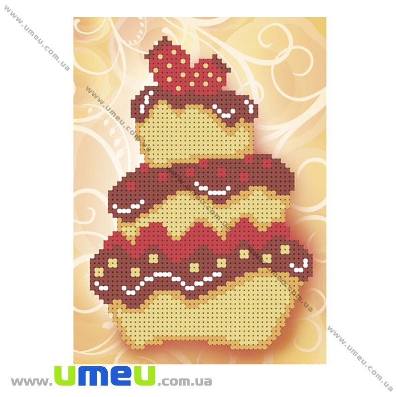 Схема для виш. бісером VDV, Торт Т-164, 15х11 см (SXM-029201)