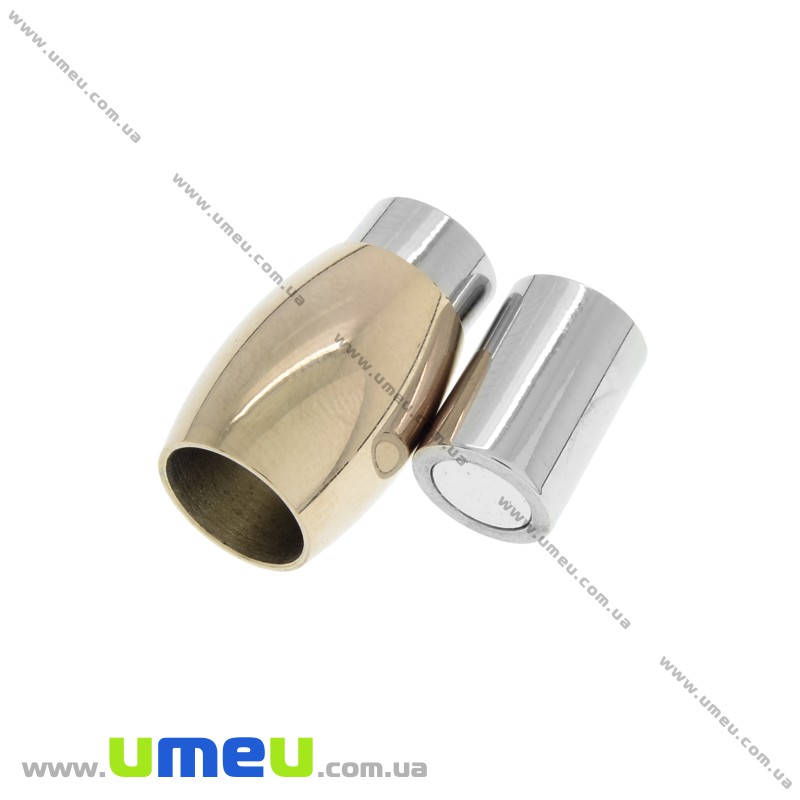 Замок магнітний з нерж. сталі для вклеювання шнура, 20х10 мм (STL-025881)