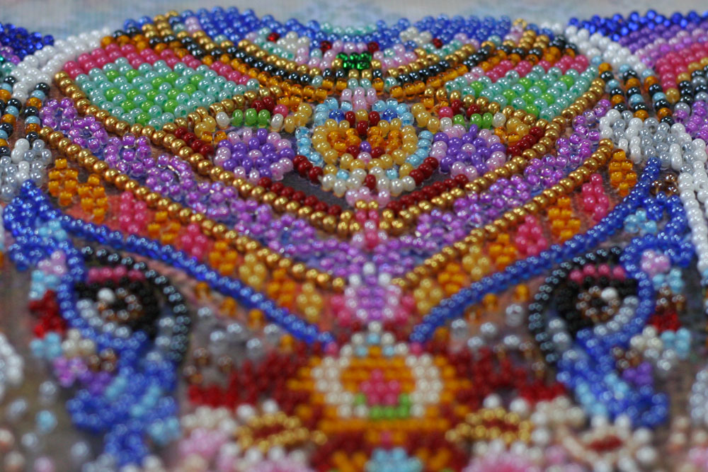 Набір для вишивання бісером на полотні Абрис Арт, Чудо Індії, 30х30 см (SXM-024895)