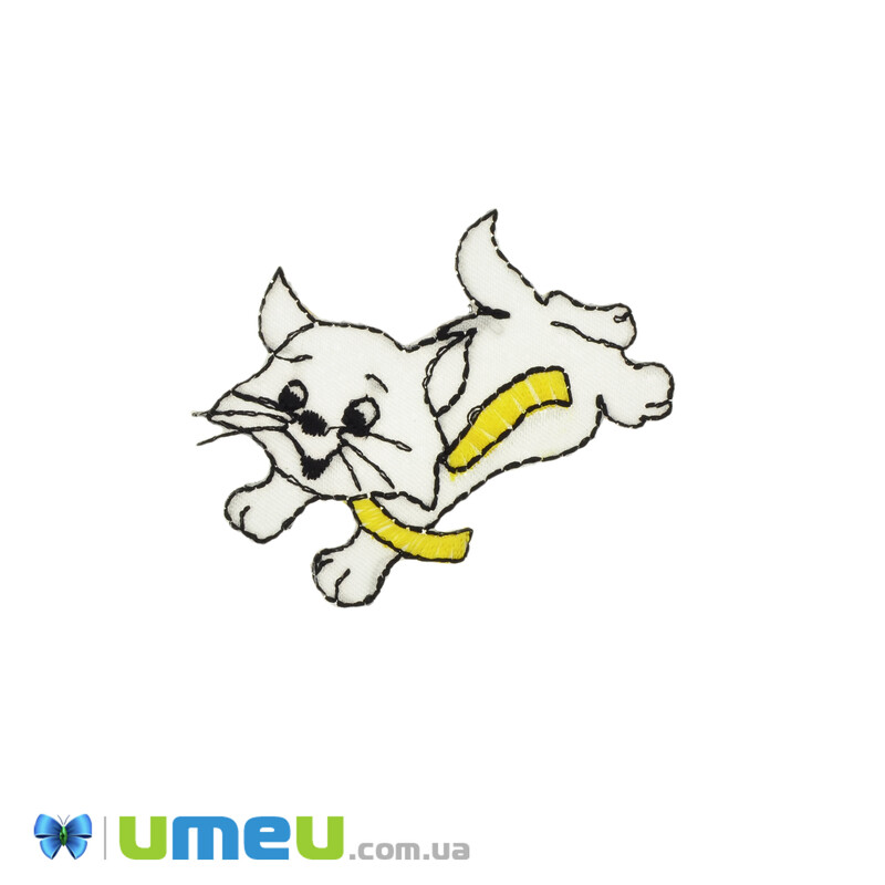 Термоаплікація дитяча Котик, 6,5х4,5 см (APL-042432)