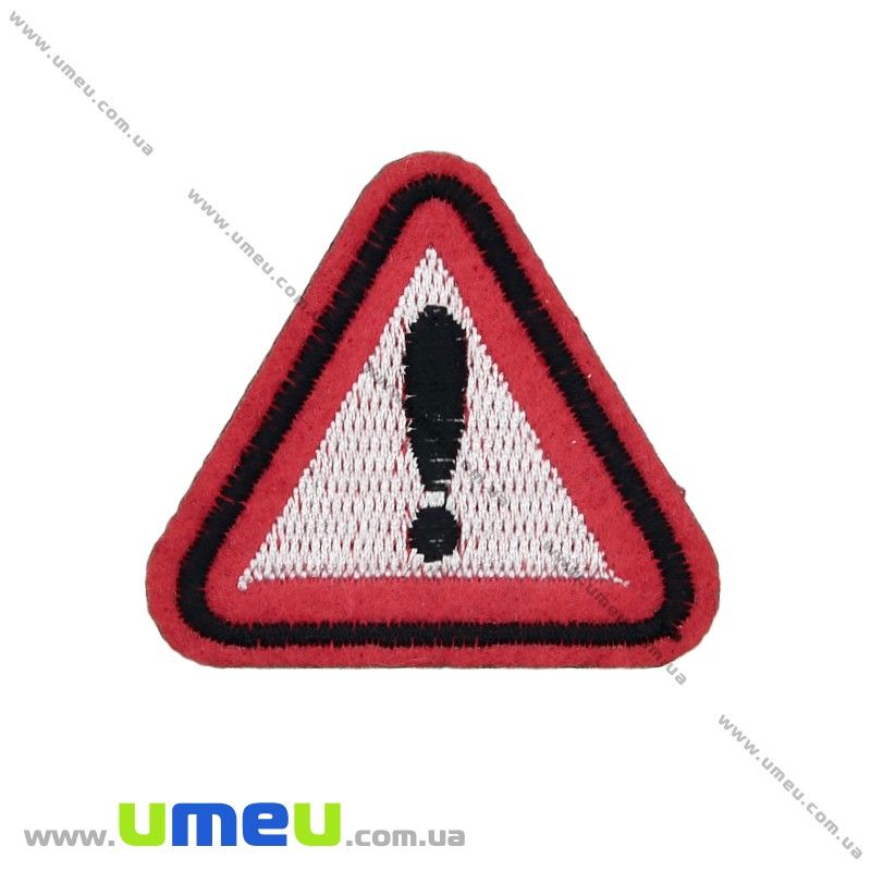 Термоаплікація Знак, 5х5,5 см, Червона (APL-027693)