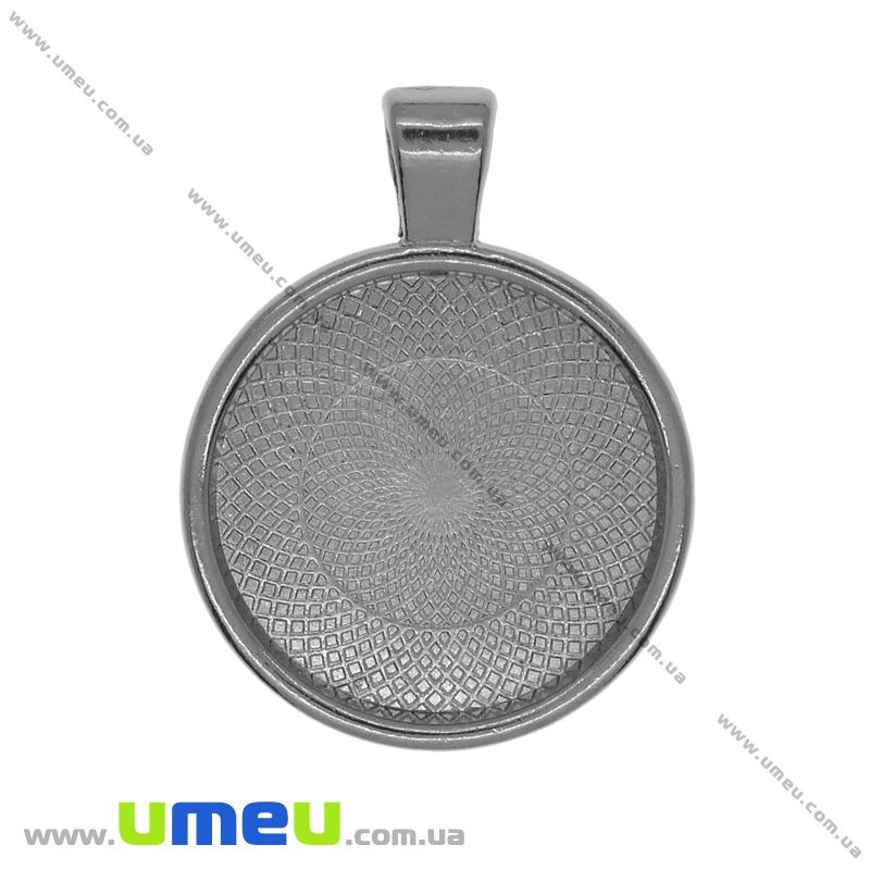 Основа кругла, 37х29 мм, 25 мм, Чорна (OSN-037141)