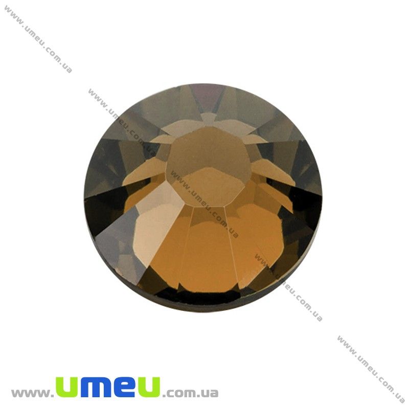 Стрази скляні неклейові SS8 (2,4 мм), Коричневі (STR-019159)