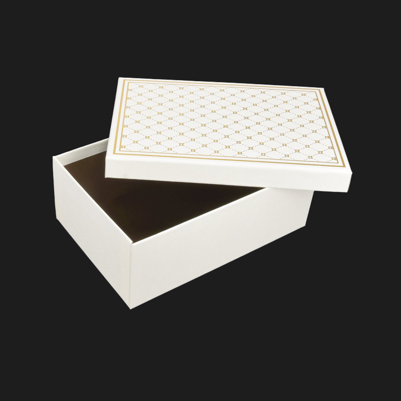 Подарочная коробка Прямоугольная, 21,5х14х8 см, Кремовая (UPK-060643)