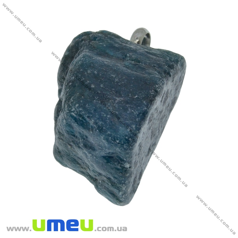 Підвіска з натурального каменю Апатит, 35х21х19 мм (POD-012019)