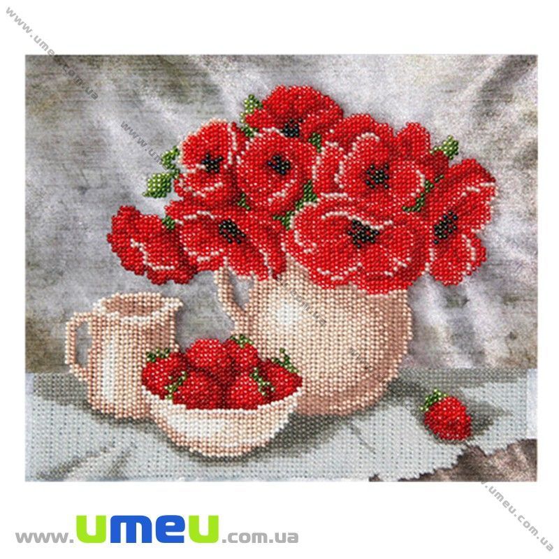 Схема для виш. бісером VDV, Полуничний сніданок Т-38, 23х19 см (SXM-029154)