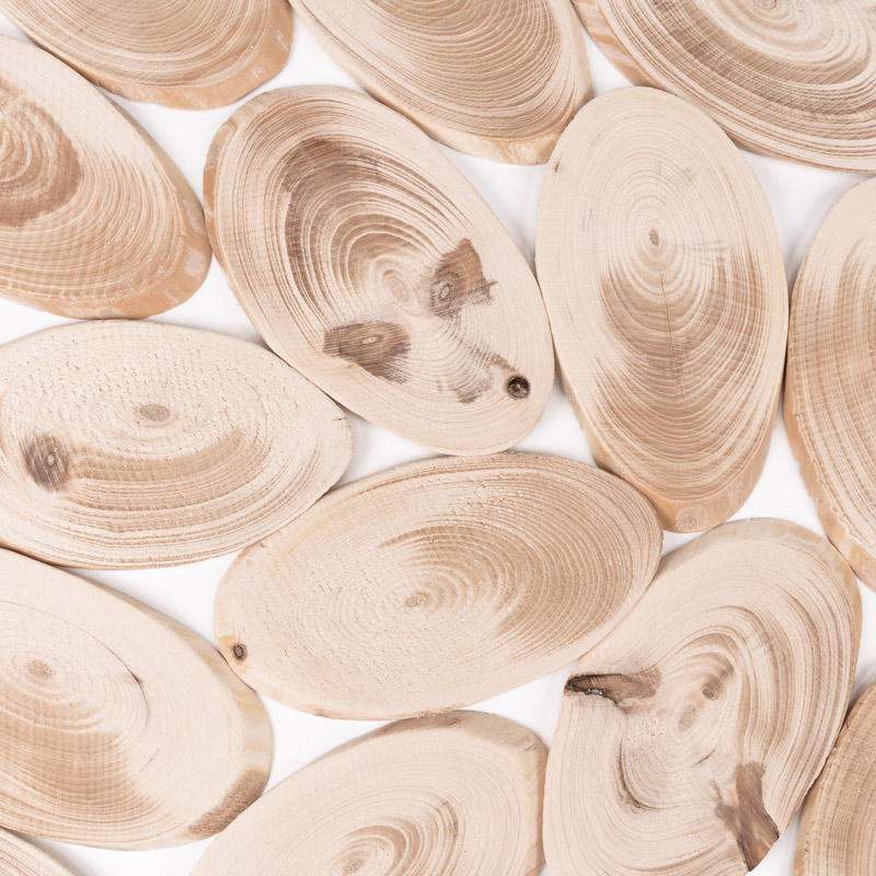 Срез деревянный 95-100 мм, Овал, Елка (BUS-054811)