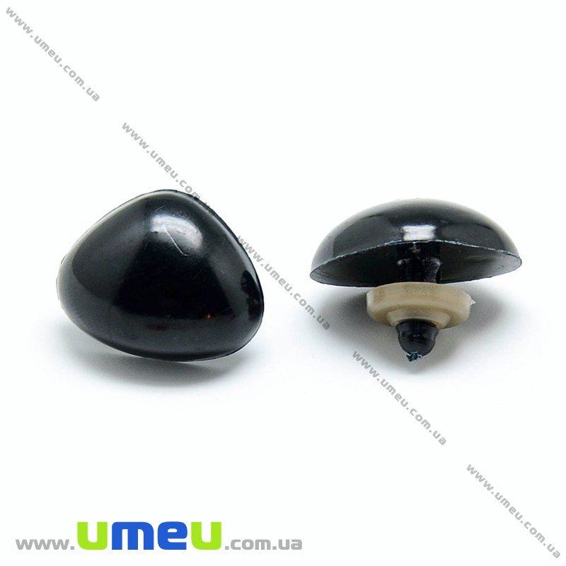 Носик зі штифтом (з заглушкою), 19х14 мм, Чорний (DIF-030503)